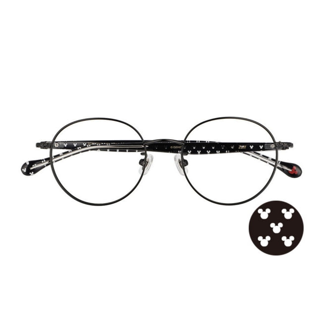 Disney Store - Zoff Mickey Minnie Metallbrille Freie Größe - Accessoire Japan Disney Store