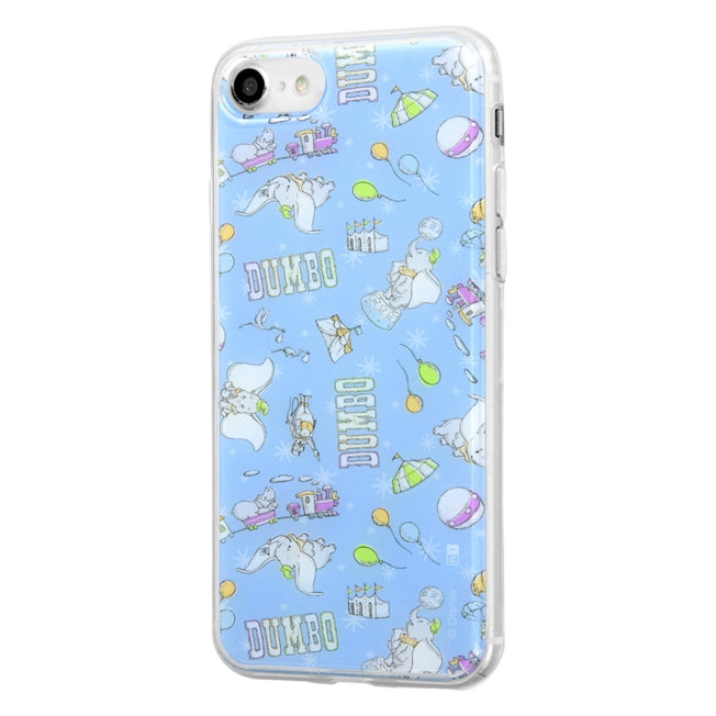 Disney Store - iPhone SE (3. Generation)/SE (2. Generation)/8/7/『Disney Charakter』/TPU Hülle + Rückseitenpanel/『Dumbo/Allover-Print』_02【Auftragsfertigung】 - Handyhülle