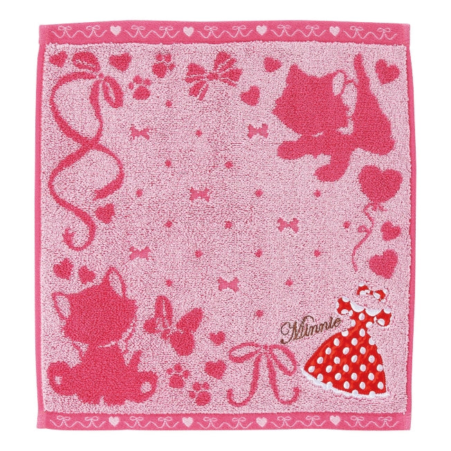 Minnie Mouse Washcloth Red Dress