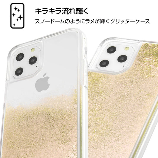 Disney Store - iPhone 11 Pro / 'Winnie the Pooh' / Glitter Case / 'Winnie the Pooh/HUNNY' _01【Made to Order】 - Mobile phone case