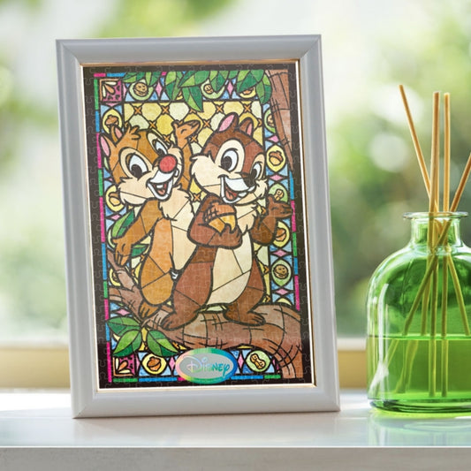 Disney Store - Chip & Dale Stained Glass Puzzle 266 Teile - Puzzle