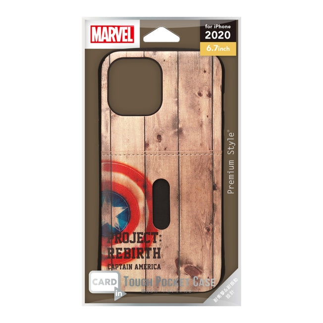 Disney Store - Captain America iPhone 12 Pro Max Tough Pocket Case - mobile phone case