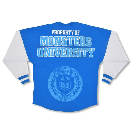 Disney Store - Spirit Jersey Monsters University Long Sleeve T-Shirt Blue L - Clothing