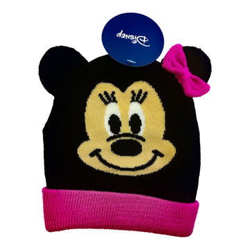 Disney Store - Disney Kinder Strickmütze Minnie Gesicht - Accessoire