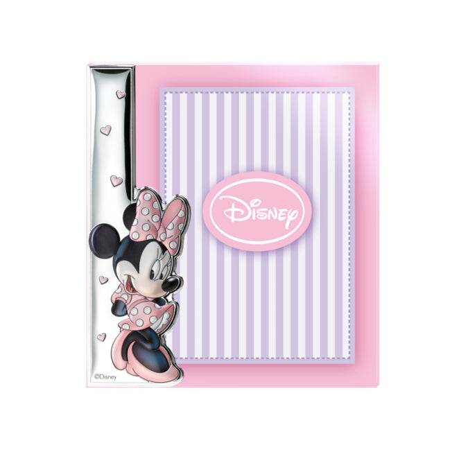 Disney Store - VALENTI Plexiglas-Fotorahmen mit Silberveredelung Minnie Mouse (A) D275 15x20cm 2L-Format - Fotografierahmen