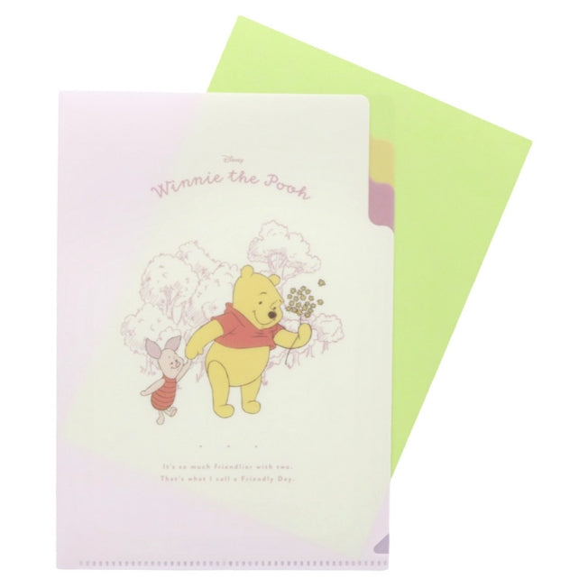 Disney Store - Winnie the Pooh A5 Clear Cover 3P WTP6 DC/B - Office supplies