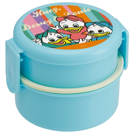 Disney Store - Antibakterielle runde Lunchbox 2-stufig Retro/Huey ONWR1AG_612565 - Lunchbox