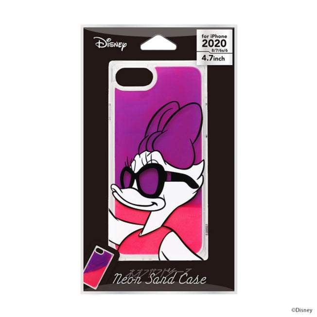 Disney Store - Daisy Duck Neon Sand Case for iPhone 6/6s/7/8/SE - Mobile Phone Case