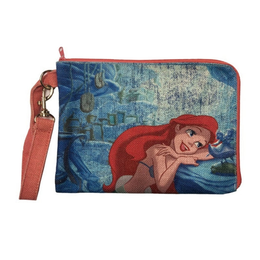 Disney Store - Disney Prinzessin Rendezvous Leinenoptik-Tasche - Kosmetiktasche Japan Disney Store