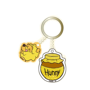 Disney Store Winnie the Pooh Honey Glitter Acrylic Keychain - Keychain