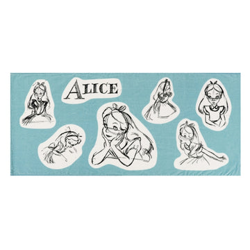 Disney Store - Disney Animation Immersive Experience / Model Sheet / Face Towel - Alice in Wonderland