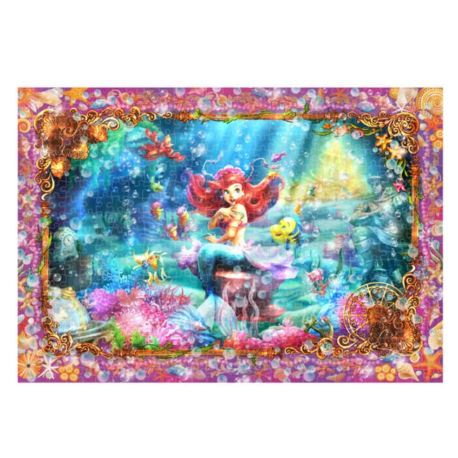 Disney Store - Ariel Stained Glass Puzzle 500 Teile "Beautiful Mermaid (Ariel)" - Puzzle