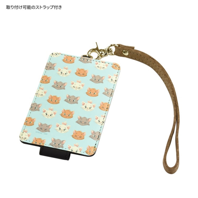 Disney Store - Marie & Berlioz & Toulouse Babyblau IC-Kartenhülle - Accessoire Japan Disney Store