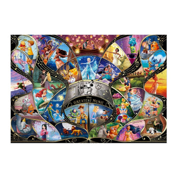 Disney Store - Disney Characters in Gilding Style Puzzle 1000 pieces "Disney Greatest Music" - Puzzle