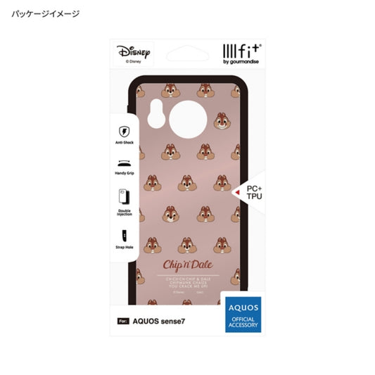 Disney Store - Chip &amp; Dale IIIIfit (E-Fit) AQUOS sense7 compatible case - mobile phone case