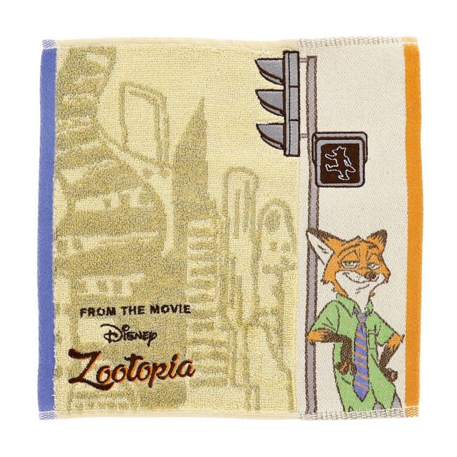 Disney Store - Zootopia Mini Towel Wild Animals - Bathroom Accessory