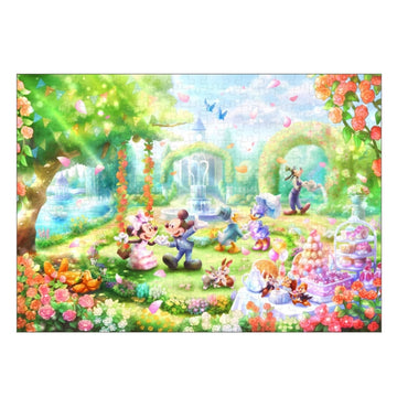 Disney Store - Mickey &amp; Friends Puzzle 300 pieces "Garden Party with Rose Scent" - Puzzle