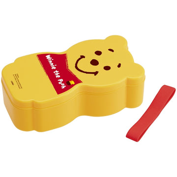 Disney Store - Winnie the Pooh Ausgestanzte Lunchbox 1-stufig [400ml Kapazität] (mit 15,0 cm Stäbchen) SCAN1 - Lunchbox