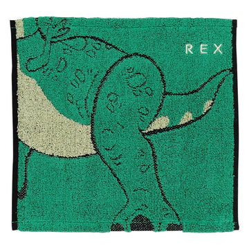 Disney Store - Toy Story Rex Mini Towel Silhouette Dinosaur - Bathroom Accessory