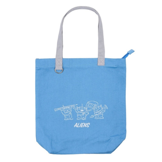 Disney Store - Disney Echtheit Leben mit Reißverschluss vertikale Einkaufstasche Navy Alien - Tote Bag Japan Disney Store