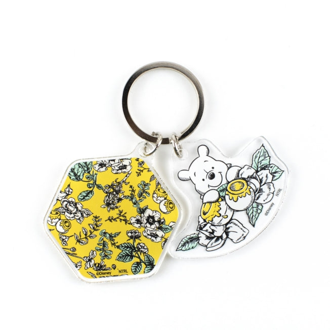 Disney Store - Kobe Bienenzucht Acrylschlüsselanhänger Pooh Face - Schlüsselanhänger Japan Disney Store