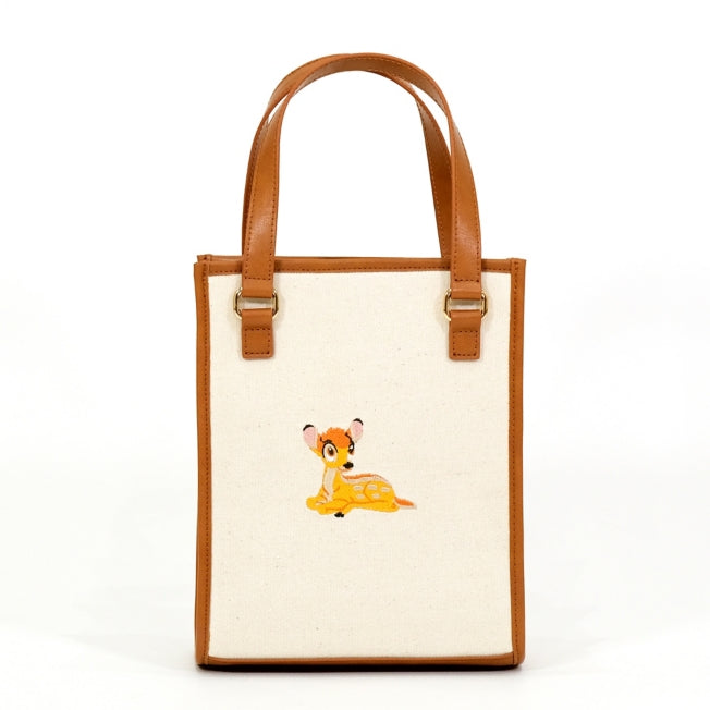 Disney Store - Plus Anq Bambi Design Canvas Einkaufstasche Japan Disney Store