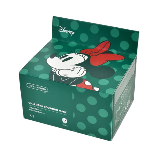 Disney Store - VT Cosmetics Minnie Gesichtsmaske CICA Tägliche Beruhigungsmaske 30er Pack - Hautpflege Japan Disney Store