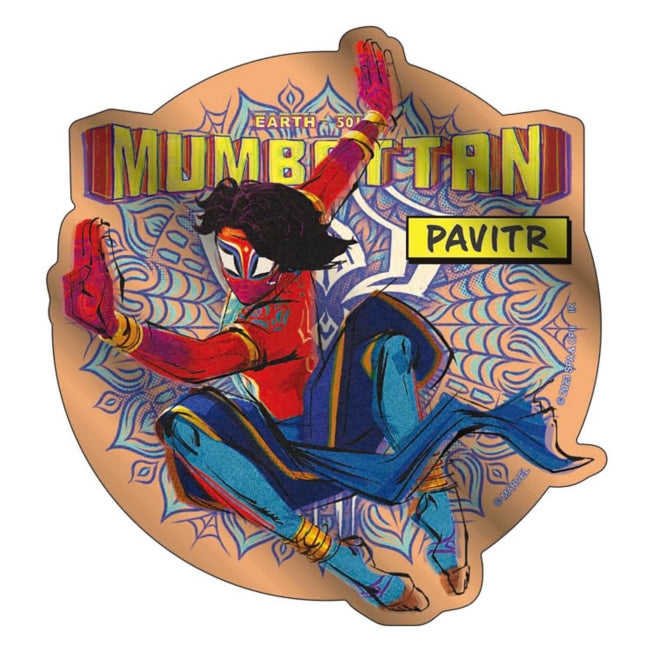 Disney Store - Spider-Man Across the Spider-Verse Metallic Sticker (Spider-Man India) - Sticker