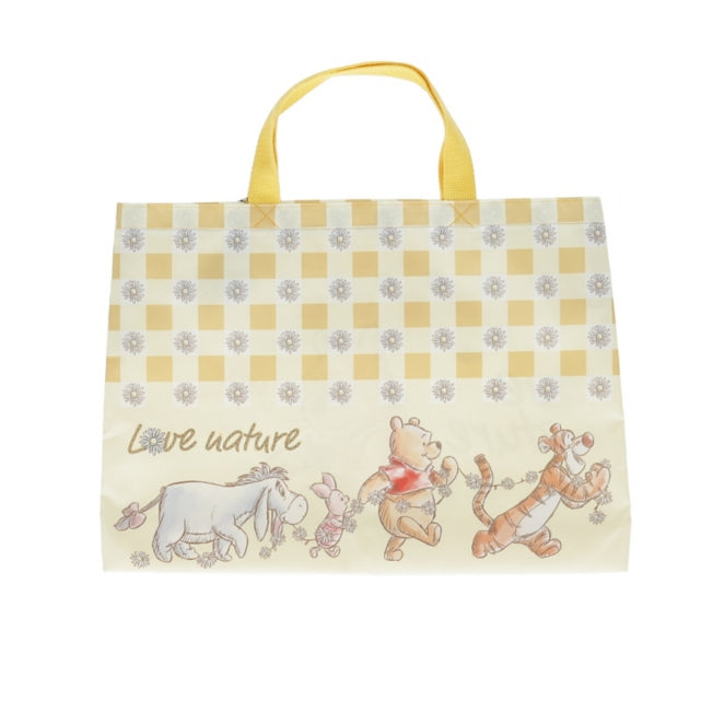 Disney Store - Winnie the Pooh Lernbeutel mit Blumenmuster - Schultasche Japan Disney Store