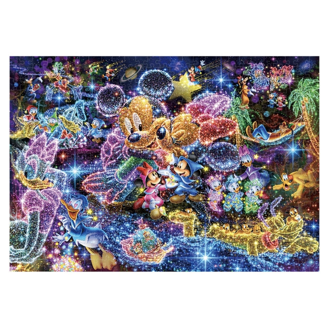 Disney Store - Mickey & Friends Pure White Puzzle 500 Pieces "Wishing on the Starry Sky" - Puzzle