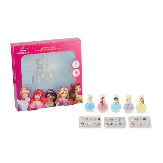 Disney Store - Disney Prinzessin ablösbare Nagellack & Nagelchip-Set - Beauty-Accessoire