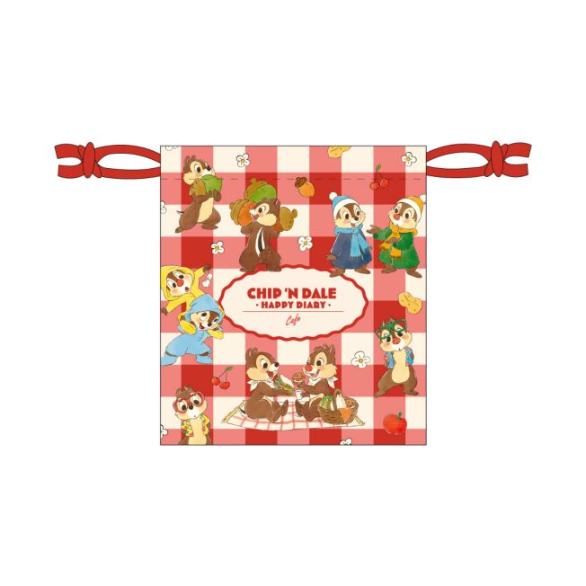 Disney Store - Chip and Dale Kinchaku - Accessory