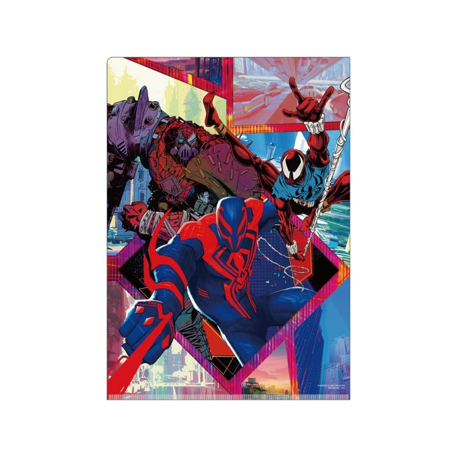 Disney Store - Spider-Man Über das Spider-Verse Metallisches Klarsicht-Mappe - Büromaterial