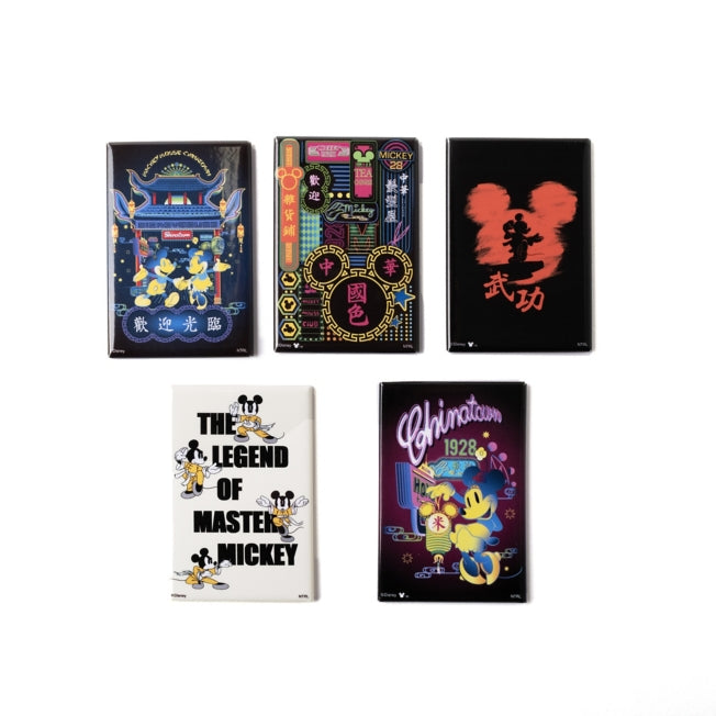 Disney Store - China Town Disney Neon Mickey Minnie Magnet - Magnet