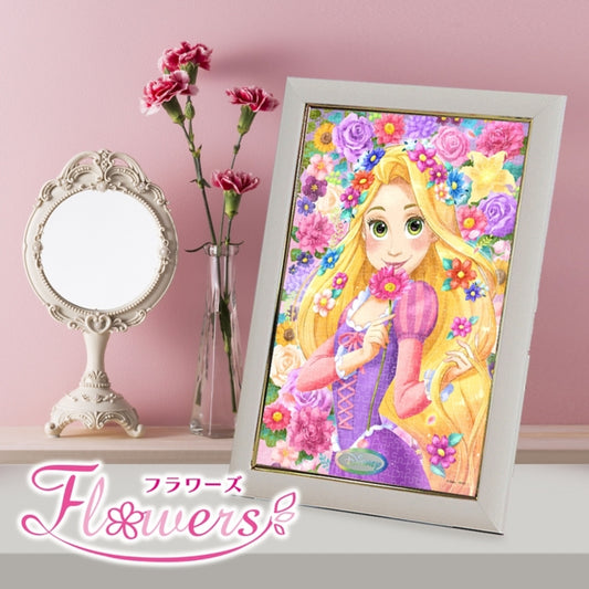 Disney Store - Rapunzel Pure White Puzzle 500 Teile "Blumendiadem-Geschenk (Rapunzel)" Flowers Serie - Puzzle