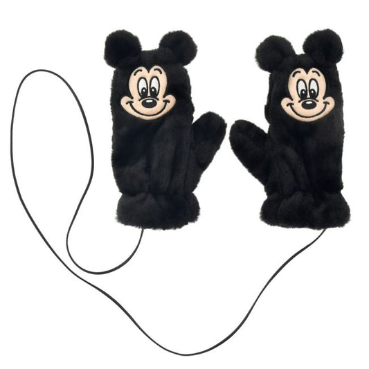 Disney Store - Mickey with Glove Strap Black Winter Park Fashion - Gloves