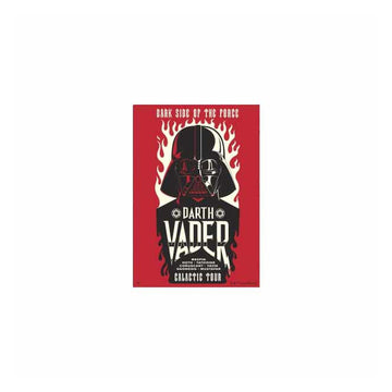 Disney Store - Star Wars Outdoor Sticker Darth Vader RED - Aufkleber