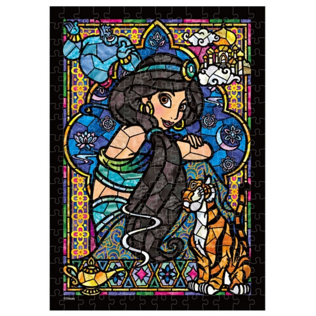 Disney Store - Jasmin Stained Art Puzzle 266 Teile "Jasmin Stained Glass" - Puzzle