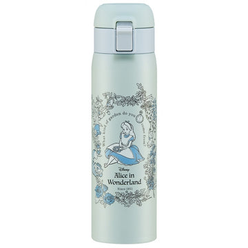 Disney Store - Edelstahl Einhand-Magflasche [480ml] Alice STOT5 - Trinkflasche