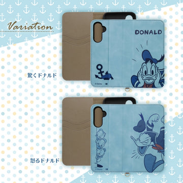 Disney Store - Donald Duck Shockproof Leather Case Raffine 【Made to Order】 - Mobile Phone Case