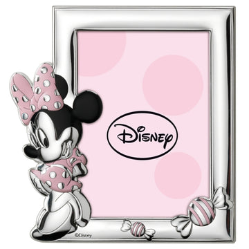 Disney Store - VALENTI Minnie Maus (Candy) Silberverarbeitung Fotorahmen - Dekoration