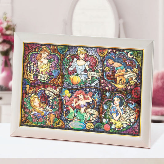 Disney Store - Disney Prinzessinnen Stained Art Puzzle 500 Teile "Brilliant Princess" - Puzzle