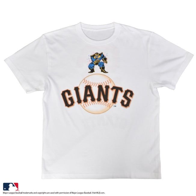 Disney Store - Marvel (マーベル) / Thanos MLB / San Francisco Giants T-Shirt (PONEYCOMB PLATINUM) - T-Shirt