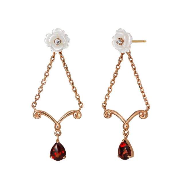 Disney Store - Disney Collection Jewelry [Beauty and the Beast] Earrings (Snowball) - Jewelry