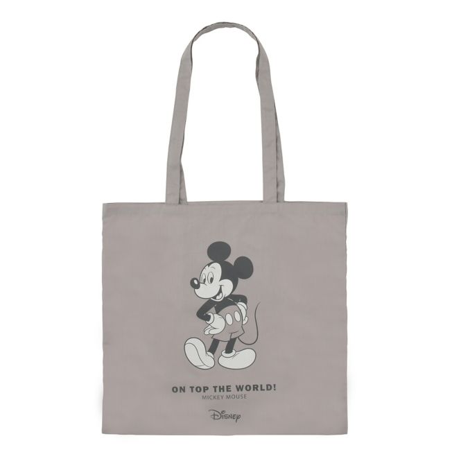 Disney Store - Mickey Schwarze Flache Logo Einkaufstasche - Tote Bag Collection