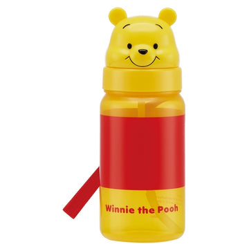 Disney Store - Winnie the Pooh Trinkflasche mit Strohhalm [350ml] PBS3STD - Trinkflasche