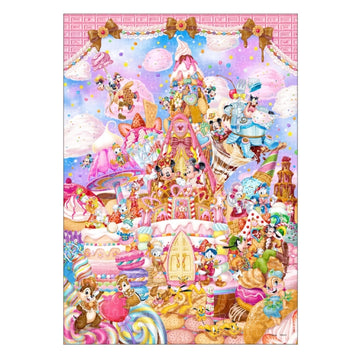 Disney Store - Mickey &amp; Friends Puzzle 300 pieces "Mickey's Sweet Kingdom" - Puzzle