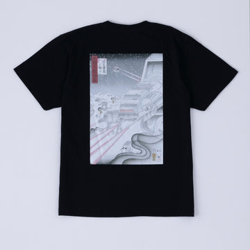 Disney Store - Edo Tradition Ukiyo-e Star Wars "Battle of Planet Hoth" T-Shirt L - T-Shirt