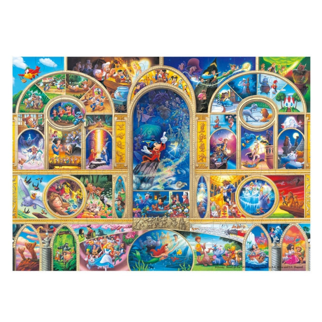 Disney Store - All Character Hologrammpapier Puzzle 108 Teile "Disney All Character Dream" - Puzzle