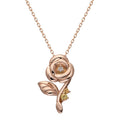 Disney Store - Disney Princess Belle Pink Gold Anhänger - Halskette Japan Disney Store